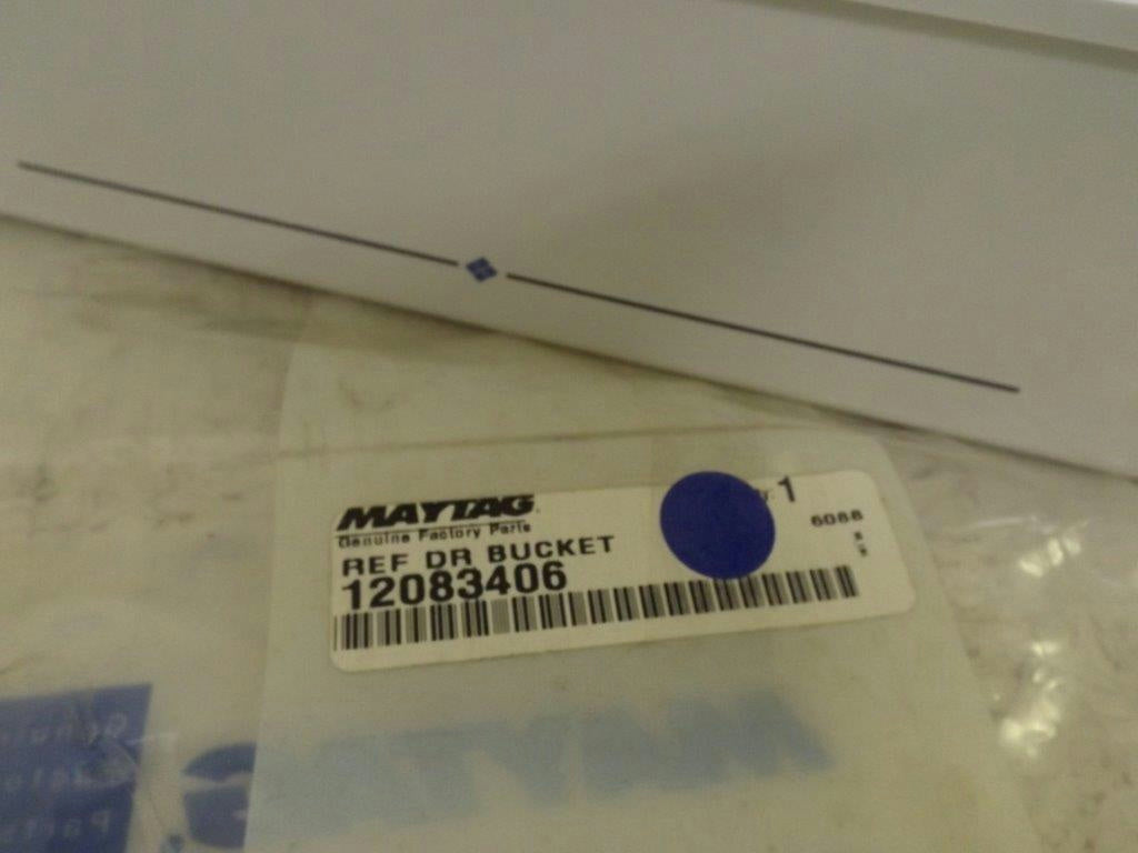 MAYTAG WHIRLPOOL REFRIGERATOR 12083406 DOOR BUCKET NEW MAYTAG WHIRLPOOL REFRIGERATOR 12083406 DOOR BUCKET NEW